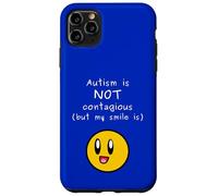 Custodia per iPhone 11 Pro Max L"autismo non è contagioso Il mio sorriso ASD La neurodiversità accetta