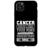 Custodia per iPhone 11 Pro Max L"umorismo di compleanno perde la mente per capire il mio Cancro Compleanno