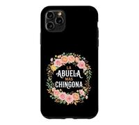 Custodia per iPhone 11 Pro Max La Abuela Mas Chingona Acquarello Floreale