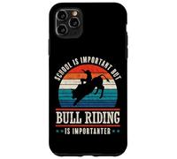 Custodia per iPhone 11 Pro Max La divertente cavalcata del toro è più importante Bull Rider