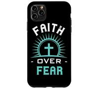 Custodia per iPhone 11 Pro Max La fede sulla paura dell'oceano - Verso della Scrittura devozionale cristiana