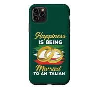 Custodia per iPhone 11 Pro Max La felicità è sposarsi con un matrimonio italiano
