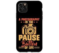 Custodia per iPhone 11 Pro Max La fotografia è il tasto pausa della vita