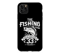 Custodia per iPhone 11 Pro Max La leggenda della pesca li avvolge per 33 anni di compleanno