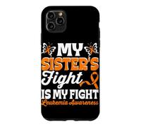 Custodia per iPhone 11 Pro Max La lotta delle mie sorelle è la mia lotta - Leucemia