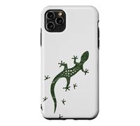 Custodia per iPhone 11 Pro Max La lucertola retrò segue le tracce della salamandra geco