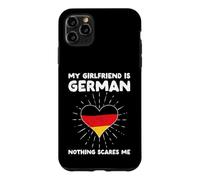 Custodia per iPhone 11 Pro Max La mia ragazza è tedesca nulla mi spaventa - Germania Cuore
