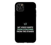Custodia per iPhone 11 Pro Max La mia voce fa male al coaching dagli stand Sport Parent