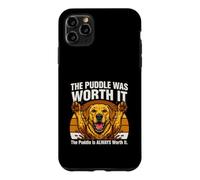 Custodia per iPhone 11 Pro Max La pozzanghera valeva la pena amante dei cani