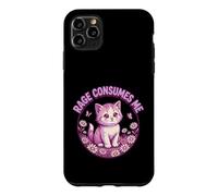 Custodia per iPhone 11 Pro Max La rabbia mi consuma gatto