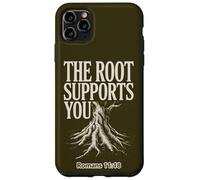 Custodia per iPhone 11 Pro Max La radice sostiene i tuoi romani 11:18