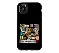 Custodia per iPhone 11 Pro Max La sua grazia mi trova Christian Faith Collage