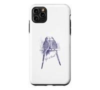 Custodia per iPhone 11 Pro Max La vita è Tweet, pappagallino, uccelli, animali, natura, amore