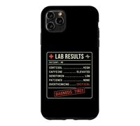 Custodia per iPhone 11 Pro Max Laboratorio divertente Risultati falsi Cortisolo Ansia Cura Self Meme