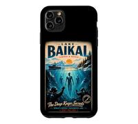Custodia per iPhone 11 Pro Max Lago Bajkal Siberia Russia Il profondo mantiene segreti mistero