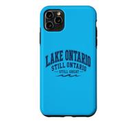 Custodia per iPhone 11 Pro Max Lago Ontario Ancora Ontario Ancora Grandi Laghi Grafico