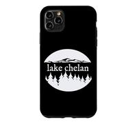Custodia per iPhone 11 Pro Max Lake Chelan Washington Nature Vacation Souvenir Design