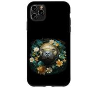 Custodia per iPhone 11 Pro Max lamantino e mandala. la bella vita di una mucca di mare