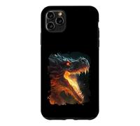 Custodia per iPhone 11 Pro Max L'ardente maestà del drago nel potere e nelle fiamme