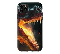 Custodia per iPhone 11 Pro Max L'ardente maestà del drago nel potere e nelle fiamme