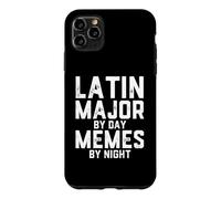 Custodia per iPhone 11 Pro Max Latino Maggiore Di Giorno Meme Di Notte Studente Studi Classici