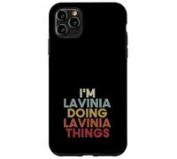 Custodia per iPhone 11 Pro Max Lavinia Name Lavinia Personalized Name First Given