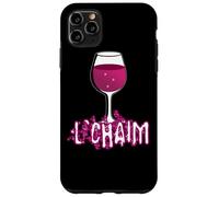 Custodia per iPhone 11 Pro Max L'CHAIM glass for Jewish Chag Purim & Passover