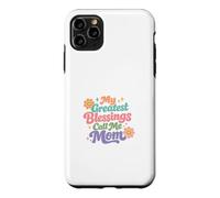 Custodia per iPhone 11 Pro Max Le mie più grandi benedizioni chiamami mamma, perfetta per la festa della mamma