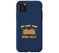 Custodia per iPhone 11 Pro Max Le mie ultime due cellule cerebrali Retro Pixel Gamer Life Humor Bit