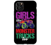 Custodia per iPhone 11 Pro Max Le ragazze adorano anche i camion dei mostri