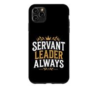 Custodia per iPhone 11 Pro Max Leadership Motivational Simple Quote Servant Leader Always