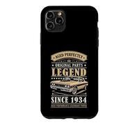 Custodia per iPhone 11 Pro Max Legend Since 1934 Birthday Classic Car For Men Born in 1934