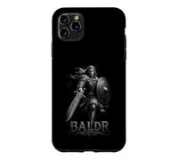 Custodia per iPhone 11 Pro Max Leggenda della spada a scudo del guerriero vichingo di Baldr