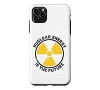 Custodia per iPhone 11 Pro Max L'energia nucleare è il simbolo rotondo di avvertimento delle radiazioni del futuro
