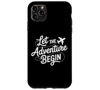 Custodia per iPhone 11 Pro Max Let the Adventure Begin Airplane Flight Travel