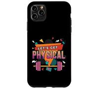 Custodia per iPhone 11 Pro Max Lets Get Physical Fitness Retrò 80s Gym Workout Fitness