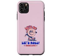 Custodia per iPhone 11 Pro Max Let's Go Let's Roll Sushi Love (Grafica divertente)
