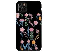 Custodia per iPhone 11 Pro Max Lettere Floreali Pastello GRANDMA Tipografia Botanica Nonna