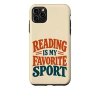 Custodia per iPhone 11 Pro Max Lettore di sport preferito per gli amanti dei libri di lettura divertente