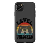 Custodia per iPhone 11 Pro Max Level Eight Unlocked 8th Birthday Tee Video Game 8 Year Old