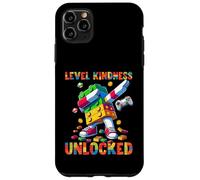Custodia per iPhone 11 Pro Max Level Kindness Unlocked Master Builder Gamer Boys Teacher