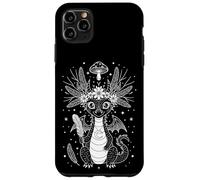 Custodia per iPhone 11 Pro Max Line Art Dragon Boho Dragons