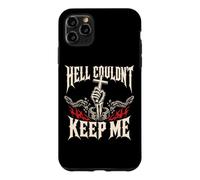 Custodia per iPhone 11 Pro Max L'inferno non poteva tenermi Christian Cross Catene spezzate