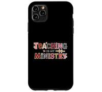 Custodia per iPhone 11 Pro Max L'insegnamento è il mio ministero Scrapbooking Ransom Nota