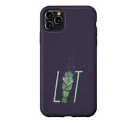 Custodia per iPhone 11 Pro Max LIT Funny Burning Sage Smudge Sticks, meme