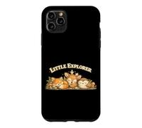 Custodia per iPhone 11 Pro Max Little Explorer Volpe Cervo Gufo Fungo Amici della Foresta