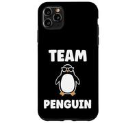 Custodia per iPhone 11 Pro Max Little Penguins animal cute minimalist simple team Penguin