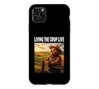 Custodia per iPhone 11 Pro Max Living the Crop Live Orso Agricoltore Papà Fattoria