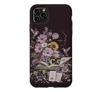 Custodia per iPhone 11 Pro Max Logopedia Floreale Insegnante Colibrì