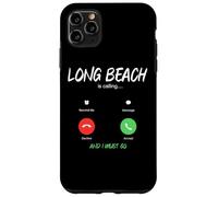 Custodia per iPhone 11 Pro Max Long Beach sta chiamando e devo andare in California in viaggio